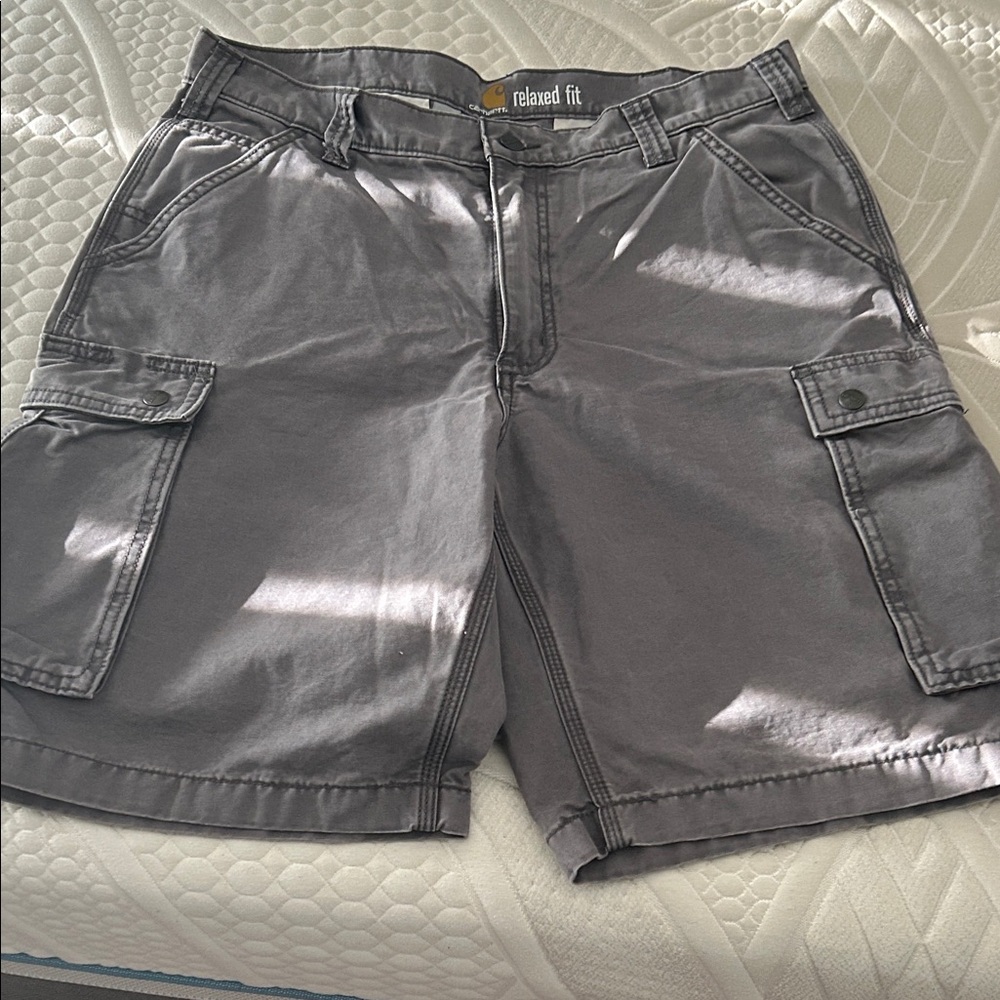 Carhartt Relaxed Fit Cargo Shorts - Gray